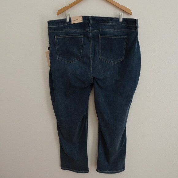 NYDJ Jeans Women's Plus Size 22W Blue Sheri Slim Ankle Stretch Denim - Picture 3 of 7
